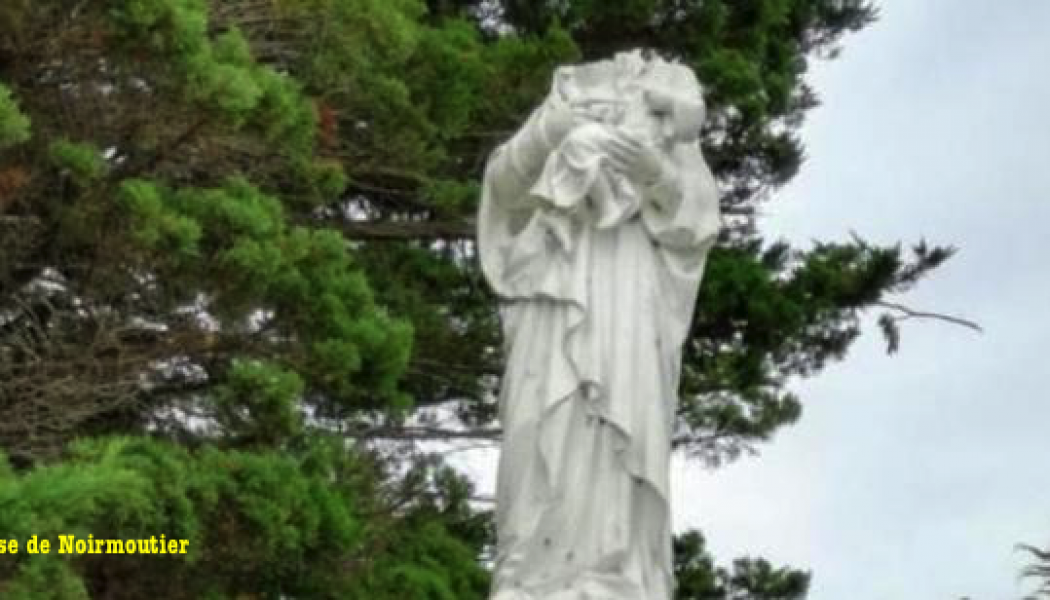 Une statue de la Sainte-Vierge décapitée dans l’Île de Noirmoutier