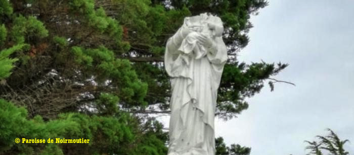 Une statue de la Sainte-Vierge décapitée dans l’Île de Noirmoutier