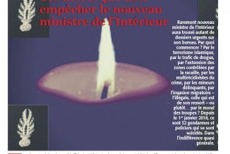 Depuis le début de l’année 2018, 28 gendarmes et 24 policiers se sont suicidés