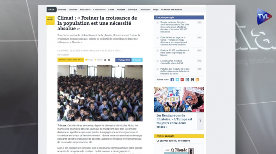 I-Média : Ne faites pas d’enfants, sauvez la planète !