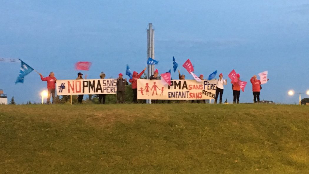 Montpellier, rond point militant : la PMA sans père, c’est non