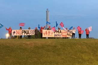 Montpellier, rond point militant : la PMA sans père, c’est non