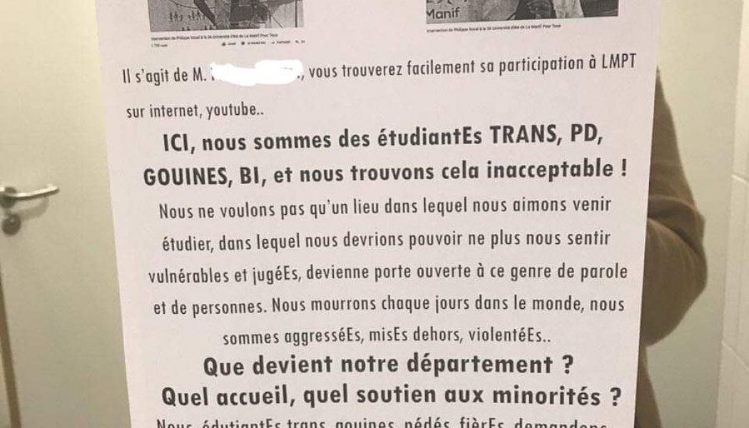 La Gaystapo à l’université