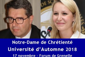 Mais que va faire Marion Maréchal à l’Université de Notre-Dame de Chrétienté ?