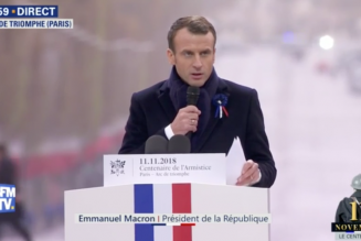 À l’occasion du centenaire de l’Armistice, Macron a osé se servir des morts pour la France pour faire de la propagande mondialiste