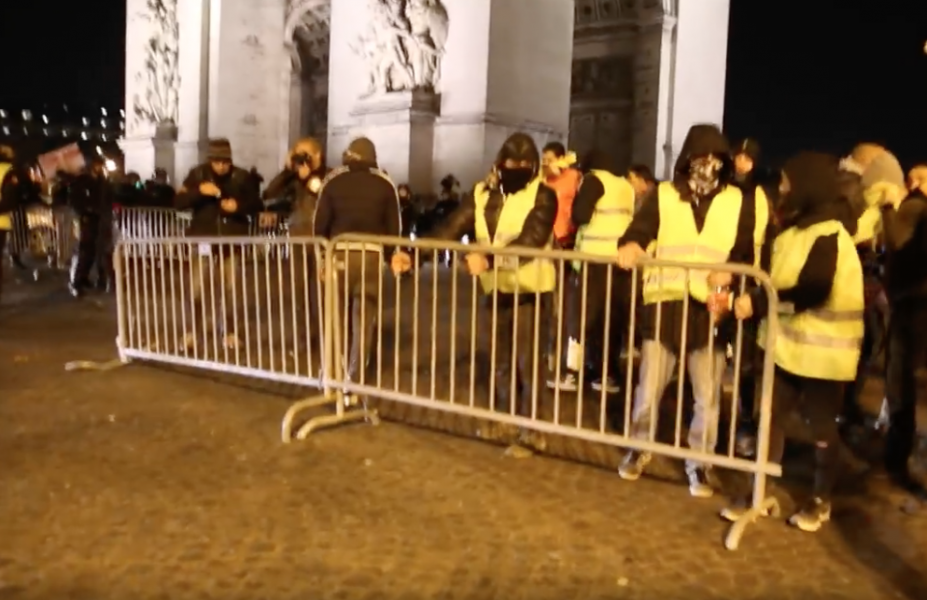 La colère des gilets jaunes à Paris