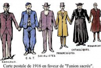 Au pays de la Laïcité, l’Union sacrée remplaça l’Etre Suprême