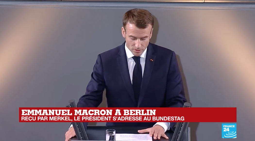 Macron au Bundestag. Echos d’un discours.