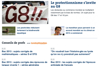 La propagande pédagogique du journal le Monde