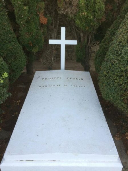 La tombe du maréchal Pétain a été vandalisée, durant la nuit du 10 au 11 novembre