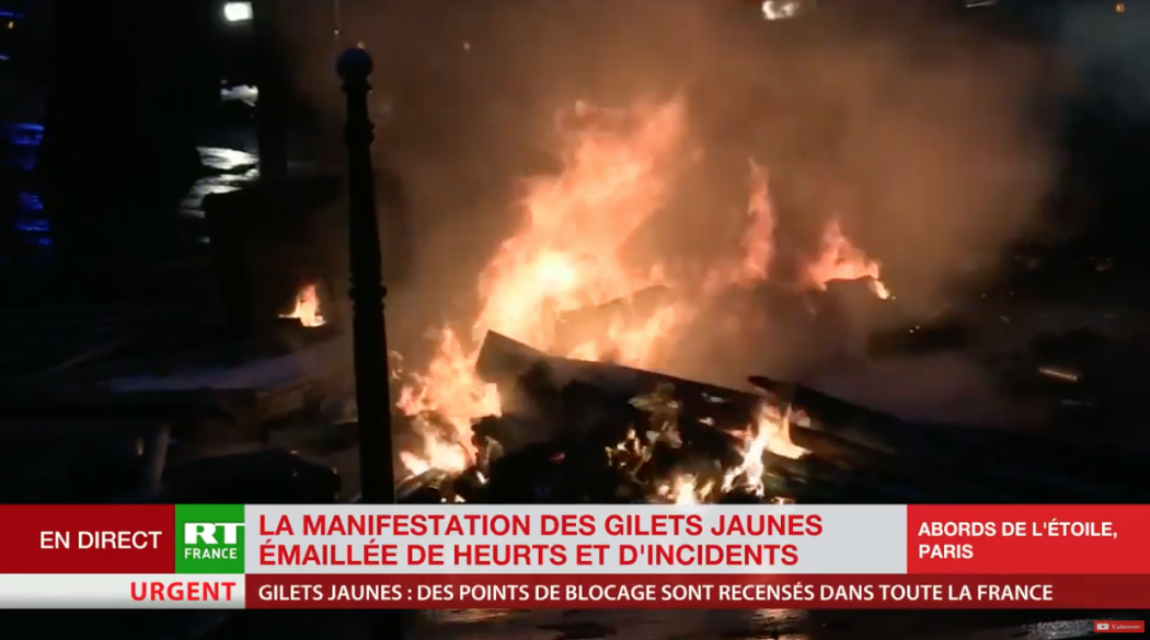 En direct : émeutes à Paris