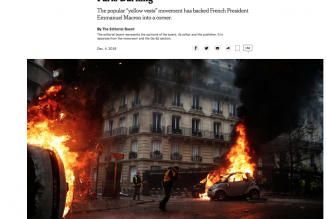 Emmanuel Macron est la risée de la presse américaine