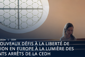 Incohérence de la jurisprudence de la CEDH, selon que les croyants offensés sont chrétiens ou musulmans