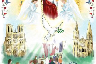 Voici l’affiche du 37e pèlerinage de Notre-Dame de Chrétienté