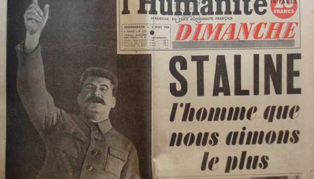 Il ne faut pas attribuer à Staline la victoire de la Seconde Guerre mondiale  Staline-humanite-1050x600
