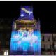 Béziers : magnifique projection d’une crèche animée sur la façade de la mairie