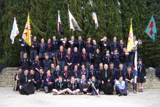 Des scouts de 4 mouvements réunis au Barroux