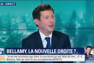 François-Xavier Bellamy se dit plus proche de Macron que de Marine Le Pen pour les européennes [Add.]