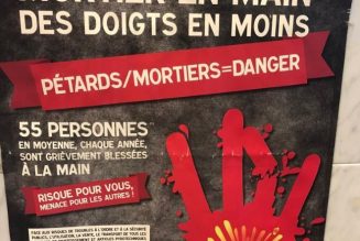 Pétards/Mortiers = danger