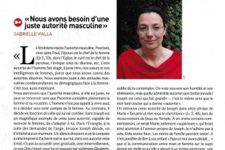Nous avons besoin d’une juste autorité masculine