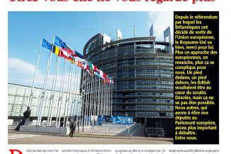 Bellamy va siéger au Parlement européen avec tous les responsables des reniements qu’il dénonce