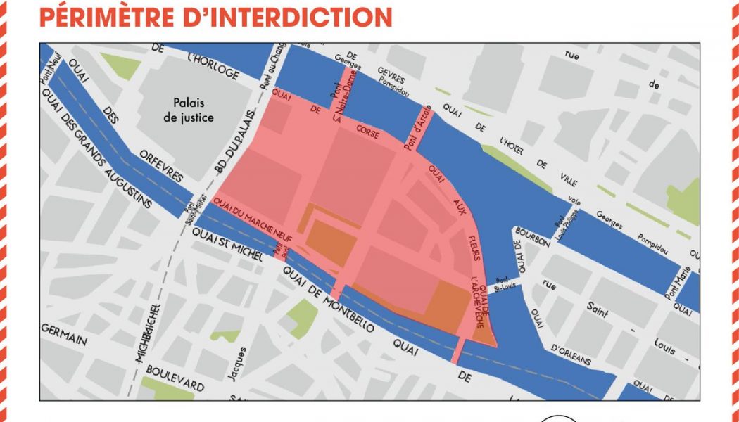 Sécurité autour de Notre-Dame de Paris : la moitié de l’Ile de la Cité interdite