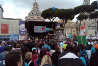 Marche pour la vie à Rome