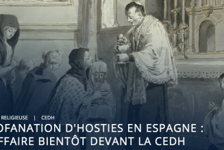 Profanations d’hosties en Espagne: la CEDH accepte de juger l’affaire