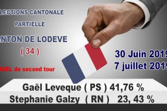 LREM éliminé d’une élection cantonale partielle