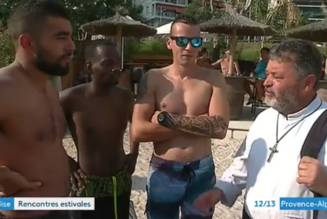 Visite surprise sur la plage