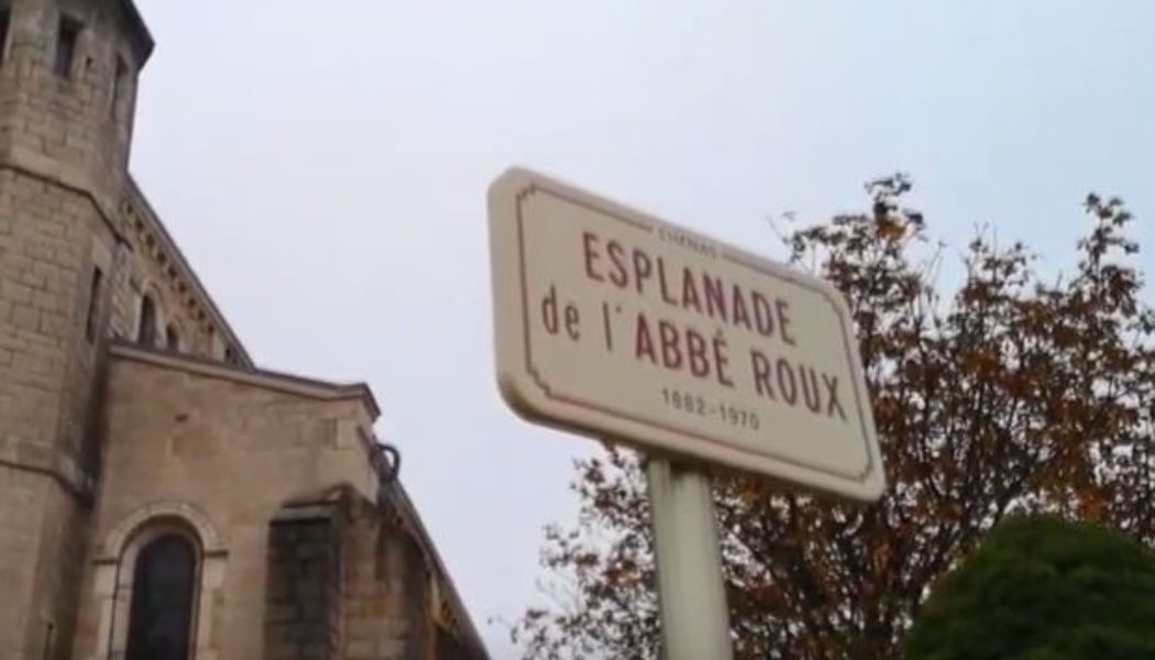 Inauguration de l’esplanade de l’abbé Roux de Chenas
