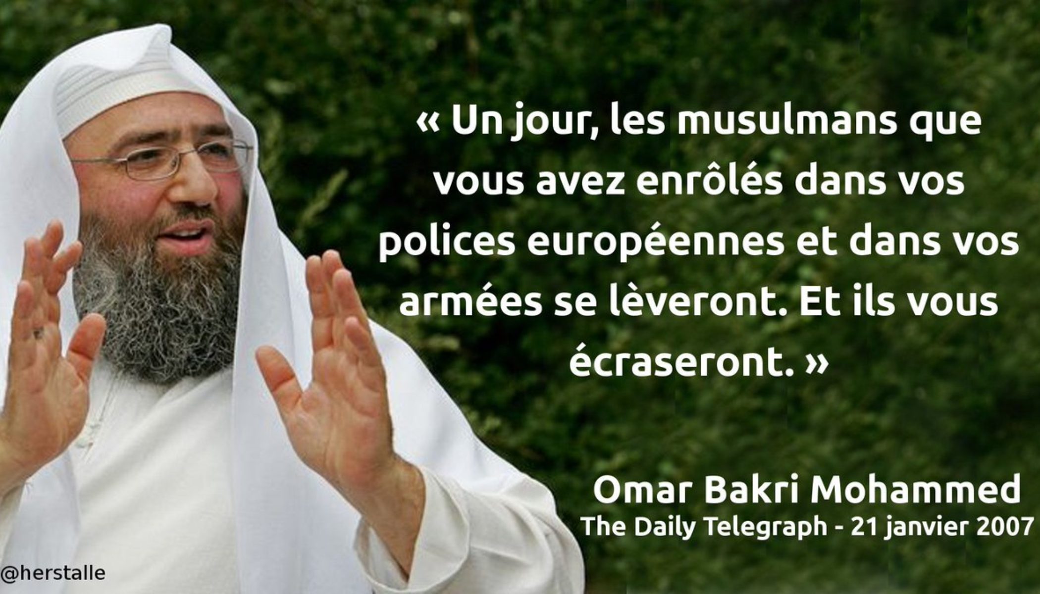 Un converti à l'islam, travaillant à la direction du renseignement ...