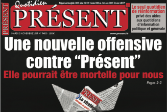 Le quotidien Présent privé de subventions car il ne serait pas… assez cher