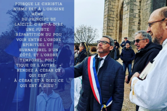Il n’y avait pas à séparer des pouvoirs, puisque le christianisme est à l’origine même du principe de laïcité