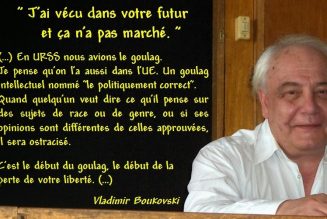 Vladimir Bukovski, le dissident russe qui comparait l’URSS à l’UE