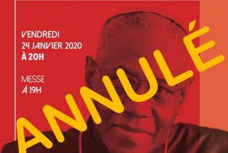 Annulation de la conférence du cardinal Sarah