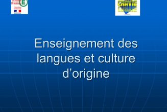 Général Dubois, les ELCO ne sont pas un mystère…