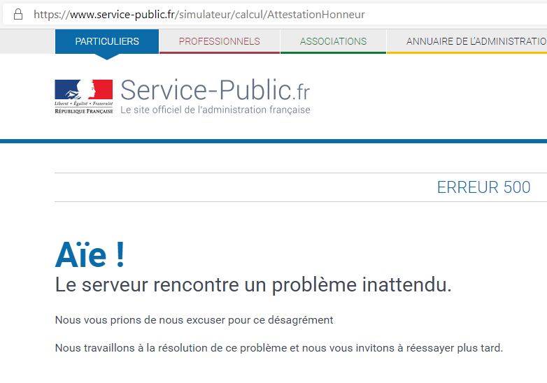 Un peu d’humour administratif