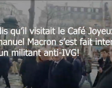 Avortement et trisomie : un passant interpelle Emmanuel Macron