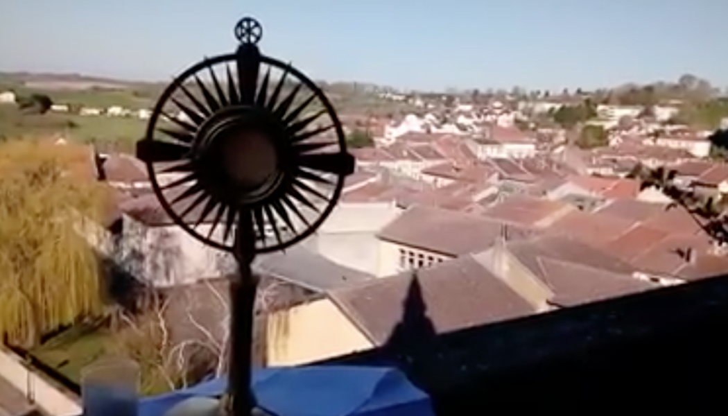 Bénédiction de la ville de Morhange en Moselle