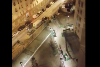 Paris 19e, un soir de confinement