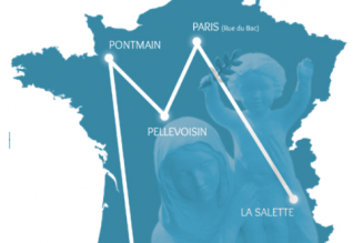 Du 2 juin au 13 septembre : le M de Marie dessinera un M sur la France, en passant par les 5 lieux d’apparition de la Sainte Vierge