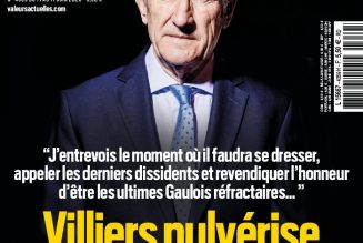 Philippe de Villiers : « Castaner et Belloubet sont dans la soumission »