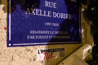 Lyon : des militants de Génération Identitaire ont rebaptisé de nombreuses rues en hommage à Axelle Dorier