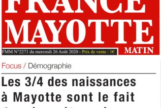 Mayotte :  ¾ des naissances sont le fait de mères étrangères