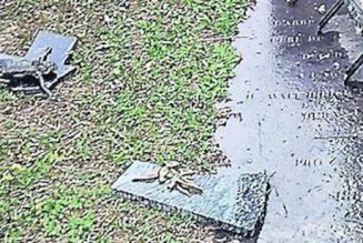 63 tombes vandalisées par satanisme