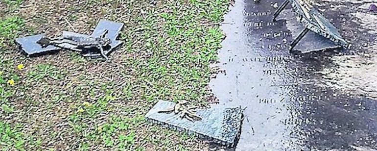 63 tombes vandalisées par satanisme