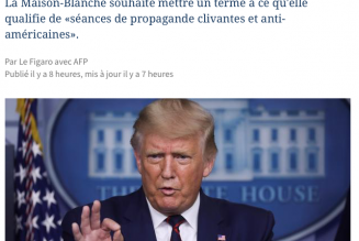 Mensonge éhonté de l’AFP (repris bêtement par Le Figaro)