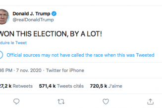 Donald Trump conteste la victoire attribuée à Joe Biden
