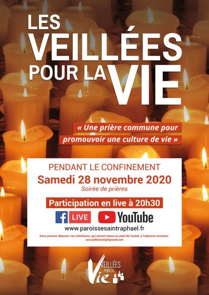 Le 28 novembre, ce sont les veillées pour la vie naissante
